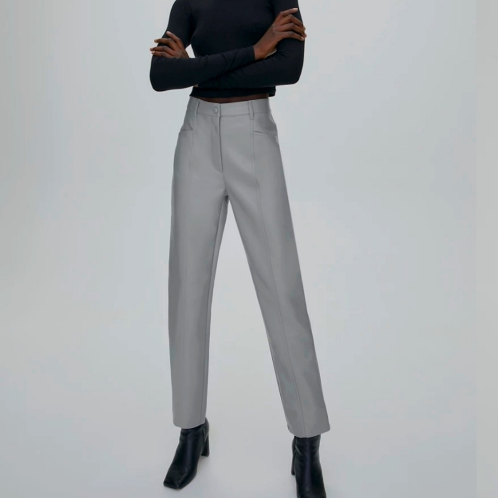 Aritzia Gray Boot Cut Pants